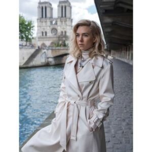 Mission Impossible 7 Vanessa Kirby Cotton White Coat