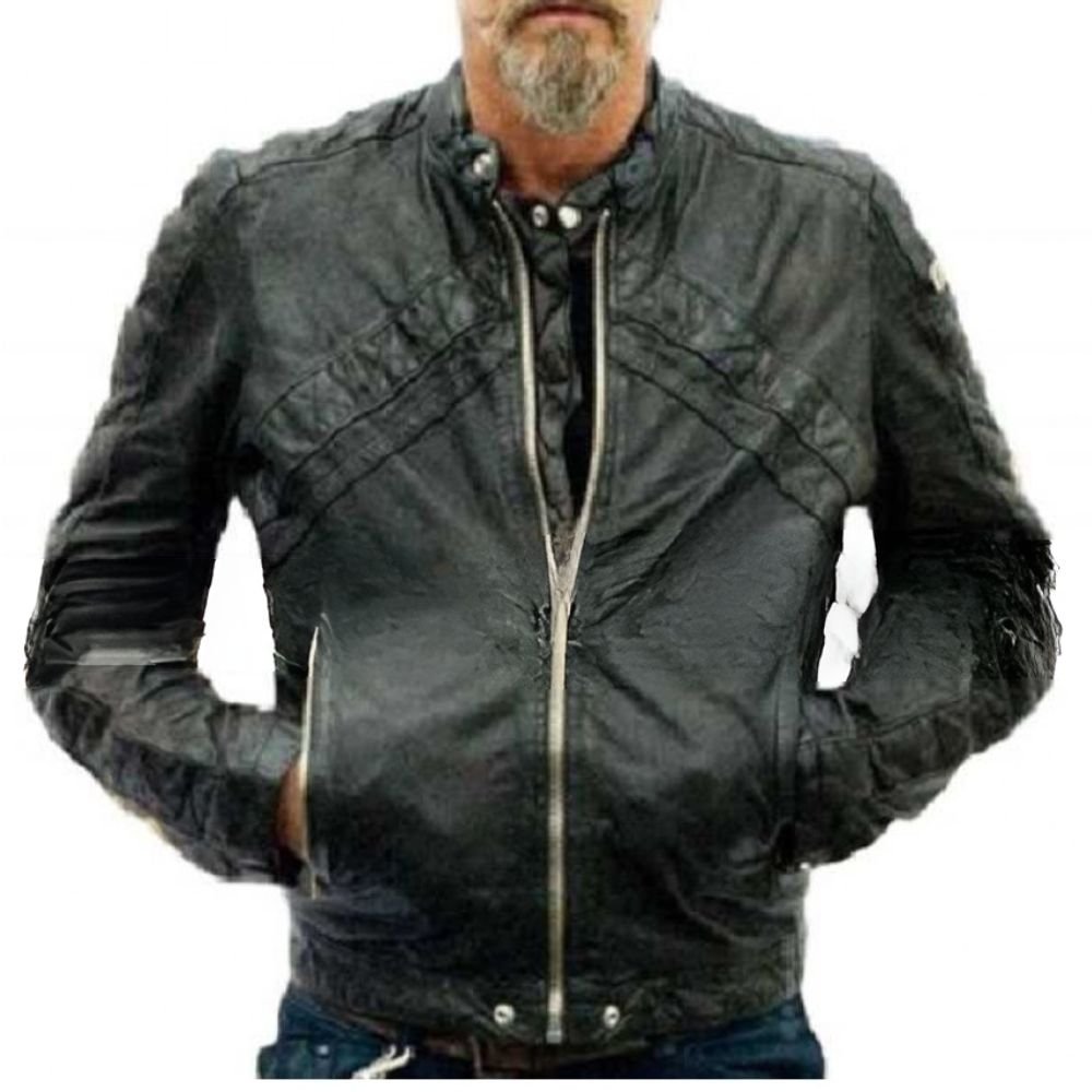 Sons Of Anarchy Tommy Flanagan Black Leather Jacket