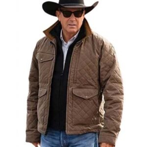 Yellowstone Kevin Costner Cotton Brown Jacket