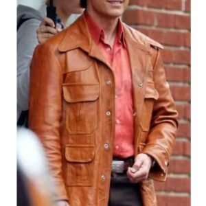 American Made Tom Cruise Brown Leather Jacket