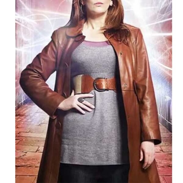 Doctor Who Catherine Tate Leather Coat