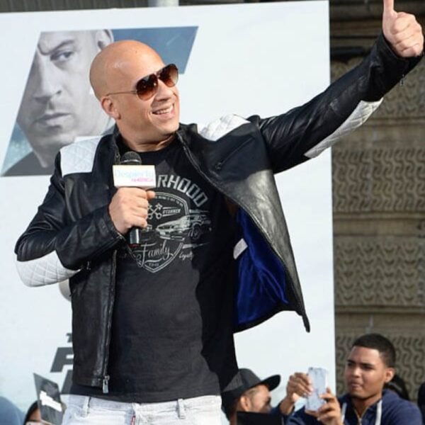 F9 The Fast Saga Dominic Toretto Black Leather Jacket