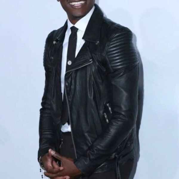 Fast And Furious 7 Tyrese Gibson Black Leather Jacket
