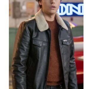 Riverdale S06 Cole Sprouse Black Leather Jacket